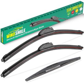 24" 20" 12" Windshield Wiper Blades Replacement for BMW X5 2014 2015 2016 2017 2018 Bmw F15 X 5 Premium All Weather Front Rear Wipers Set - OEM Quality (Pack of 3) in Kuwait
