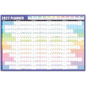 تقويم حائط سنوي 2024-2025 - تقويم حائط 2024-2025، تقويم حائط سنوي 2024-2025 مع تاريخ جوليان، من يوليو 2024 إلى يونيو 2025، ورق سميك، عمودي، 22.8 بوصة × 34.4 بوصة (مفتوح) - رمادي in Kuwait