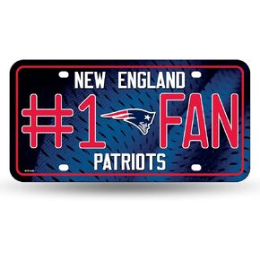 Rico Industries NFL Fan Shop #1 Fan Metal License Plate Tag in Kuwait