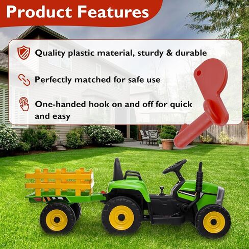 دبوس ربط المقطورة من superbobi يناسب Peg Perego John Deere Farm Power Pull Turf Tractor Loader in Kuwait