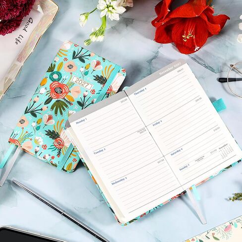 2024-2025 Pocket Planner/Calendar - Weekly & Monthly Pocket Planner 2024-2025, JUL 2024 - JUN 2025, 6.3" x 3.8", with Pen Holder, Inner Pocket in Kuwait