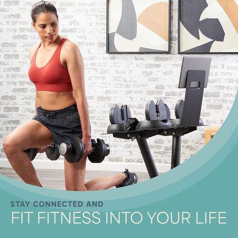Lifepro Adjustable Dumbbell Stand for PowerFlow Pro & PowerFlow Max Adjustable Dumbbell Set - Adjustable Dumbbell Rack Stand for Convenience & Safety When Training - Durable Adjustable Weights Stand in Kuwait