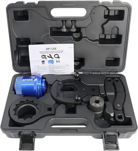 مجموعة أدوات إزالة المثبت التفاضلي لمحور المحرك الخلفي DPTOOL متوافقة مع BMW E70 E90 E91 E92 X3 X5 X6 RWD 4WD استبدال 335040 335050 335060 335080 230020 in Kuwait