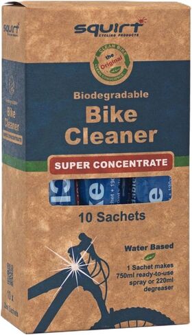 Squirt Bicycle Cleaner Spray (25 Oz) – Ready-to-Use Mild Bike Cleaner for All Bike Types & Parts – Gentle Foam Spray Bottle w/Trigger Nozzle – Planet-Friendly Bike Tools & Maintenance Aid in Kuwait