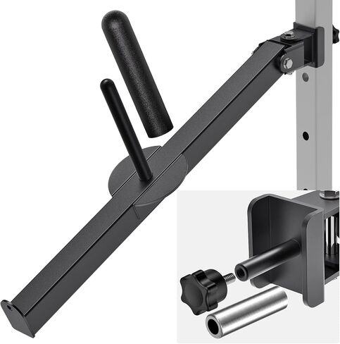 SELEWARE T Bar Row Landmine Attachment for 2" x 2" Power Rack, Power Cage Attachment for 2'' Barbell Free Swivel Heavy Duty Structure 600 lbs Capacity in Kuwait