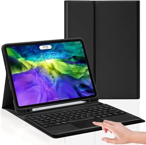 حافظة لوحة مفاتيح Samsung Tab S8+/S8 Plus/S7 FE / S7 Plus - لوحة مفاتيح قابلة للفصل مع غطاء حامل قلم S لجهاز Galaxy Tab S8 Plus 2022/ S7 FE 2021/ S7+ 2020 مقاس 12.4 بوصة، أرجواني in Kuwait