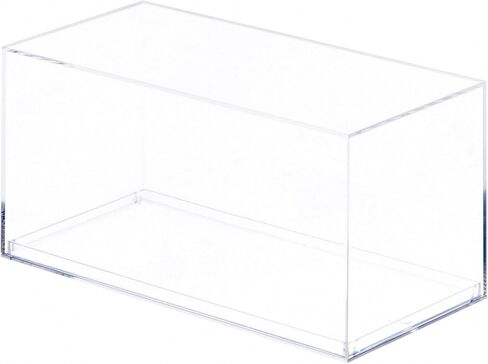 Pioneer Plastics 083C Small Clear Plastic Display Case, 3.5" W x 3.75" D x 8" H (Mailer Box), Pack of 2 in Kuwait