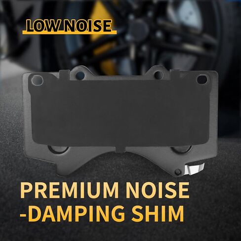 Front Brake Pads for Lexus LX570 and Toyota Land Cruiser/Sequoia/Tundra,Automotive Replacement Disc Brake Pads Set for Car or Truck,Reliable Stopping Power,Low-Dust,Easy to Replace(HZ1303) in Kuwait