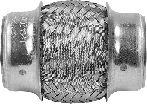 قوة ملحوظة RP، أنبوب عادم مرن RK7536 مقاس 2 × 8 بوصة من الفولاذ المقاوم للصدأ شديد التحمل 12 بوصة OL in Kuwait