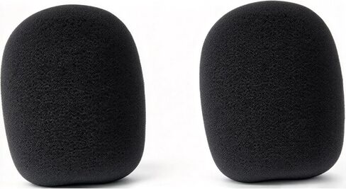 Replacement Aviation Microphone windscreens for Bose and Crystal Mic Typhoon (Two (2) Pack A20 Model) in Kuwait