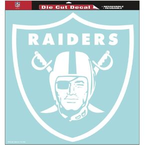 ملصق Wincraft NFL Oakland Raiders مقطوع بالقالب، 20.32 سم × 20.32 سم، لون الفريق in Kuwait