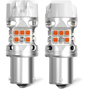 LASFIT PWY24W LED Bulbs Turn Signal Light PW24W Built in Resistor Canbus Error Free Extremely Bright Blinker Amber/Yellow Replacement Upgraded (Pack of 2) in Kuwait