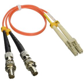 1ft Fiber Optic Adapter Cable LC (Male) to ST (Female) Multimode 62.5/125 Duplex in Kuwait