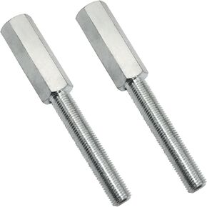 2 Pcs 1290 Shock Extension, Length of Shock Extension is 3", Thread Size 3/8-24 Inch, Replace The Vehicle Extension Shock, Silver Gloss in Kuwait