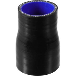 Motoforti Universal Straight Reducer Hose Silicone Hose Coupler Intercooler Tube 4-Ply Reinforced Intake Reducer Intercooler Pipe, 38mm-45mm, Silicone, Black in Kuwait