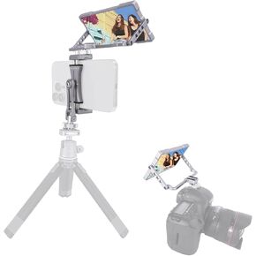 NICEYRIG Smartphone Vlog Selfie Mirror Kit with Tripod Mount Holder for 6.7’’ 6.1’’ iPhone 15 14 13 12 Pro Max, Pro and Android Cellphone Vlog Vlogging Blogging Video Record Photography - 577 in Kuwait