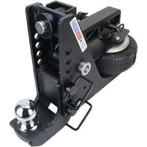 Shocker HD Max Black Air Drop Hitch 4-1/2"- 8-1/2" Drop, Fits 2-1/2" Hitch, Has 2" Ball in Kuwait