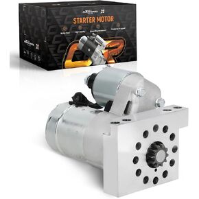 maXpeedingrods High Torque Mini Starter 19695 for Chevy SBC BBC 262 305 307 327 350 454 with 153 168 Tooth Flywheel 1.4kW / 1.88HP S114-823 S114-823S in Kuwait