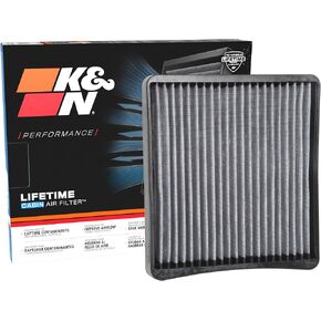 K&N Cabin Air Filter: Premium, Washable, Clean Airflow to your Cabin Air Filter Replacement: Designed for Select 2019-2021 RAM (1500, 2500, 3500) Vehicle Models, VF2065 in Kuwait