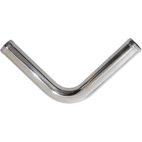 OD 3.5" (89mm), Leg Length 8" (203mm) 90 Degree Mandrel Bend Exhaust Elbow, 6061 Aluminum Alloy Pipe Tube Polished Coupling Intake Tubing Intercooler Piping in Kuwait
