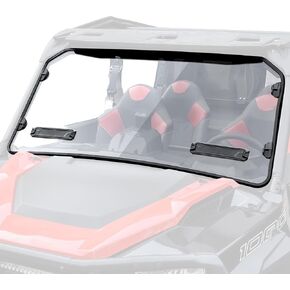 SAUTVS Full Windshield for General, Clear Hard Coat Poly Vented Front Windshield for Polaris General 1000 2016-2024/ 4 1000 2017-2024/ General XP/ XP 4 1000 2020-2024 Accessories, Replace #‎2884337 in Kuwait