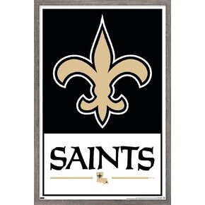 Trends International NFL New Orleans Saints - Logo 21 Wall Poster, 22.37" x 34.00", Unframed Version in Kuwait