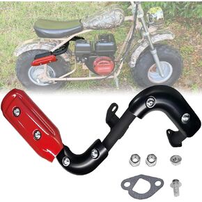 Exhaust Pipe with Muffler Silencer Kit for Coleman CT200U BT200X CT200U-EX Mini Bike Baja Warrior Massimo MB200 Go Kart in Kuwait