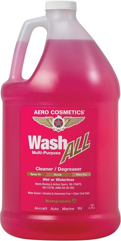 Aero Cosmetics Wash All Multi-Surface, Multi-Purpose Cleaner Degreaser. Kitchen, Bath, Floors, Furniture, Appliances, Home, Car, RV, and Boat in Kuwait