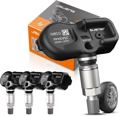 استبدال مستشعر TPMS لسيارة Toyota Camry Corolla Lexus ES NX LS Scion، 4 أجهزة استشعار نظام مراقبة ضغط الإطارات OE#42607-06020 4260706060 4260730060 4260752020 in Kuwait