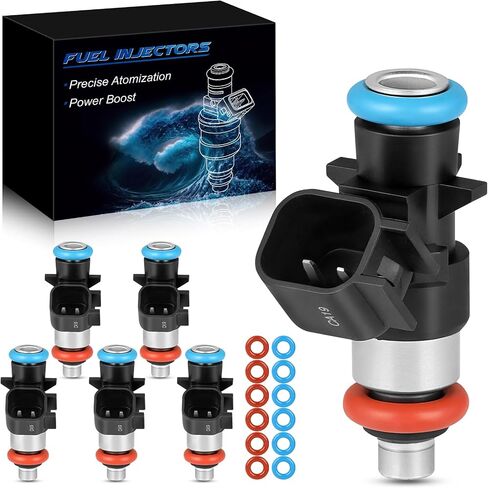 Upgraded 0280158020 Fuel Injectors Fits For:-Dodge Dakota Durango Nitro Ram 1500 For:-Jeep Grand Cherokee Commander Liberty For:-Mitsubishi Raider For:-RAM 3.7L 2004-2012 in Kuwait
