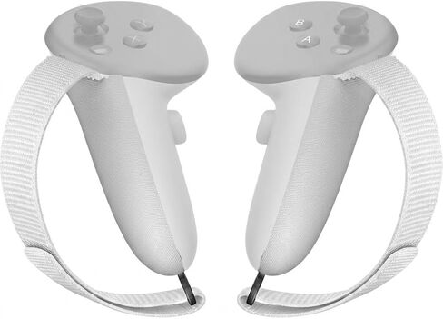 مقابض وحدة التحكم VR من APEXINNO، أشرطة مفاصل نشطة قابلة للتعديل مع غطاء بطارية لملحقات Meta Quest 3، استبدال غطاء بطارية حزام وحدة التحكم VR لـ Oculus Quest 3 in Kuwait
