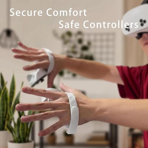 مقابض وحدة التحكم VR من APEXINNO، أشرطة مفاصل نشطة قابلة للتعديل مع غطاء بطارية لملحقات Meta Quest 3، استبدال غطاء بطارية حزام وحدة التحكم VR لـ Oculus Quest 3 in Kuwait