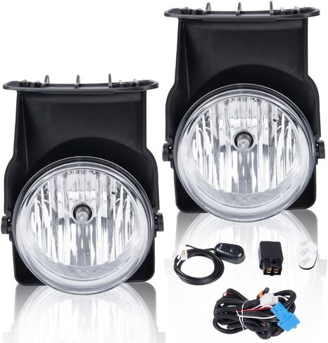 مصباح مصابيح الضباب للمصد الأمامي G-PLUS متوافق مع Ford F150 2006-2010 / متوافق مع Lincoln Mark LT Pickup Truck 2006-2008 مع مصابيح AL3Z15201A luces de neblina in Kuwait