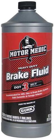 Niteo Motor Medic M4434 DOT 3 Heavy Duty Brake Fluid - 1 Gallon in Kuwait
