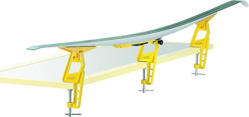 Nordic Cross Country Ski Vise Grip for Tuning and Waxing - Secure No Slip Grip with Adjustable Center - 3 Piece Set in Kuwait