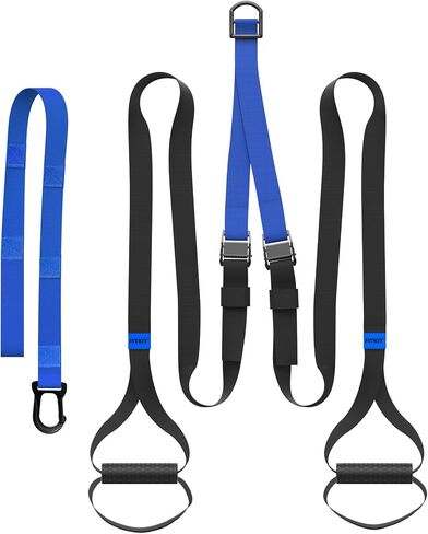 Bodyweight Fitness Training Kit, Home Resistance Trainer Straps for Total Body Workouts in Kuwait
