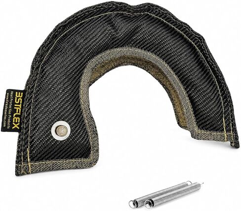 Carbon Fiber Turbo Blanket T3 Heat Shield Turbocharger Blanket Fastener Springs for T25 T28 GT25 GT28 GT30 GT32 GT35 CT26 Turbine in Kuwait