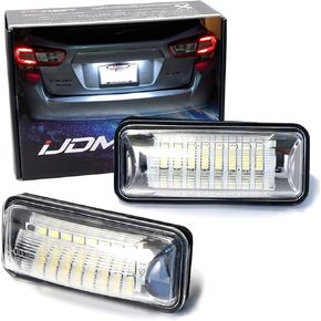 مجموعة إضاءة لوحة ترخيص LED كاملة 3 وات من iJDMTOY OEM-Fit متوافقة مع Scion FR-S Toyota 86 Subaru BRZ Impreza WRX STi Legacy Crosstrek Ascent، مدعومة بـ 24-SMD Xenon White LED in Kuwait