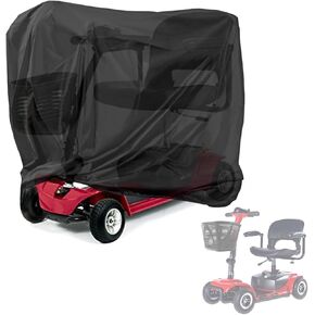Mobility Scooter Cover,Waterproof Scooter Cover for Outdoor Storage,Heavy Duty Electric Mobility Scooter Accessories All-Weather Protection Cover - 48 x 22 x 38 Inch in Kuwait