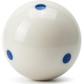 ISZY Billiards 6 Dots - Spot Pool - Billiard Practice Training Cue Ball 6 oz - 2 1/4" Blue in Kuwait