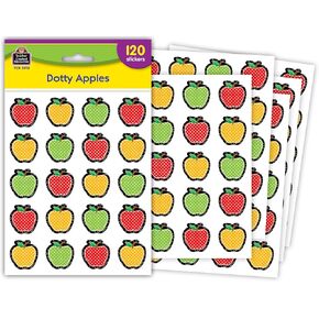 Teacher Created Resources Dotty Apples Stickers, 5912 in Kuwait