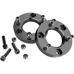 F150 3in Leveling Lift Kit, 3" Front Suspension Lift Kit Forged Strut Spacers for 2004-2024 Ford F150 2WD 4WD, Expedition, Mark LT, 6061-T6 Aluminum Level Kits CNC Machine Black Anodized in Kuwait