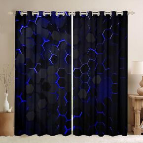 Abstract Cow Fur Window Curtains, White Black Brown Cowhide Print Window Drapes for Kids Boys Room Decor, Animal Skin Print Window Treatments, Grommet Top 2 Panel Set Bedroom Curtains, 38Wx45L inch in Kuwait