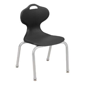 Learniture، ارتفاع المقعد 18 بوصة، جرافيت، LNT-PRO18GP (عبوة من 4) كراسي مدرسية من سلسلة Profile in Kuwait