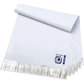 POLYSELLS 50 pcs 12x15.5 Inches White Poly Mailers Shipping Envelopes, Strong Adhesive Sealing, Waterproof, and Tear-resistant Postal Mailing Bags for Clothing, Books, and Accessories in Kuwait