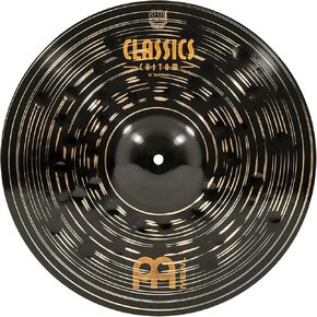 Meinl Cymbals Classics Custom Dark Thin 16" Crash Cymbal for Drum Set — Made in Germany — B12 Bronze, 2-Year Warranty (CC16TDAC) in Kuwait