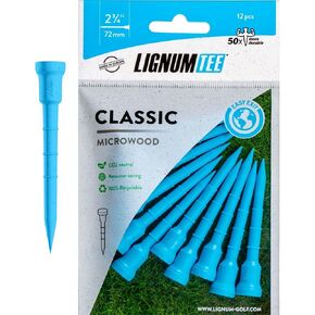 LIGNUM Unbreakable Microwood Golf Tees 50x More Durable/Adjustable Golf Tee/Innovative Wood Fiber and Natural Adhesives/Golf Tee, Golf Tees, Tees Golf, Golf Ball Tees in Kuwait