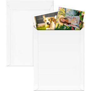APQ Brown Rigid Mailers, 20 x 27 Inches. 5 Pack Photo Mailers Rigid. Self-Seal Flat Cardboard Mailers. Sturdy Hard Shipping Envelopes Rigid. Lightweight Cardboard Photo Envelope for CD, DVDs in Kuwait