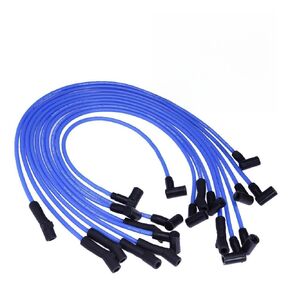 Spark Plug Wire Set 9mm Blue Ignition Wire Replacement for Ford F-150 F150 Mustang 5.0L 5.8L SBF 302 10pcs in Kuwait