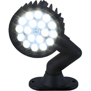 Buyers Products 1492146 Ultra Bright Articulating 5 Inch Wide LED Spot Light, 18 LEDs, 4500 Lumens, IP67 Rated, Coated Aluminum Housting in Kuwait